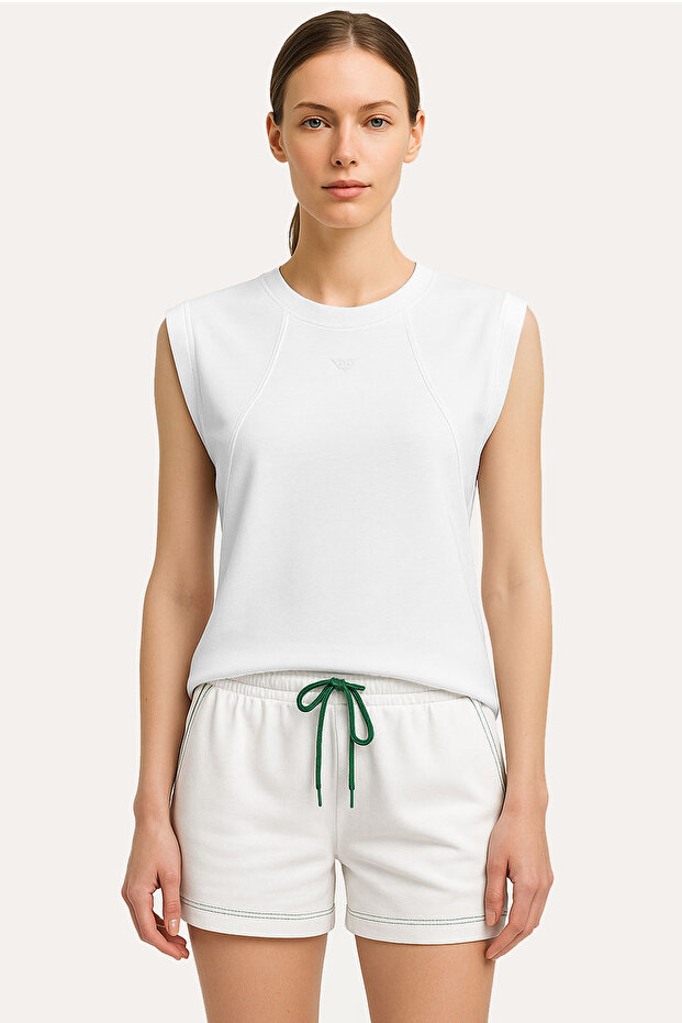 Basic Women's T-Shirt Line - 100% Original Cut Women's White T-Shirt