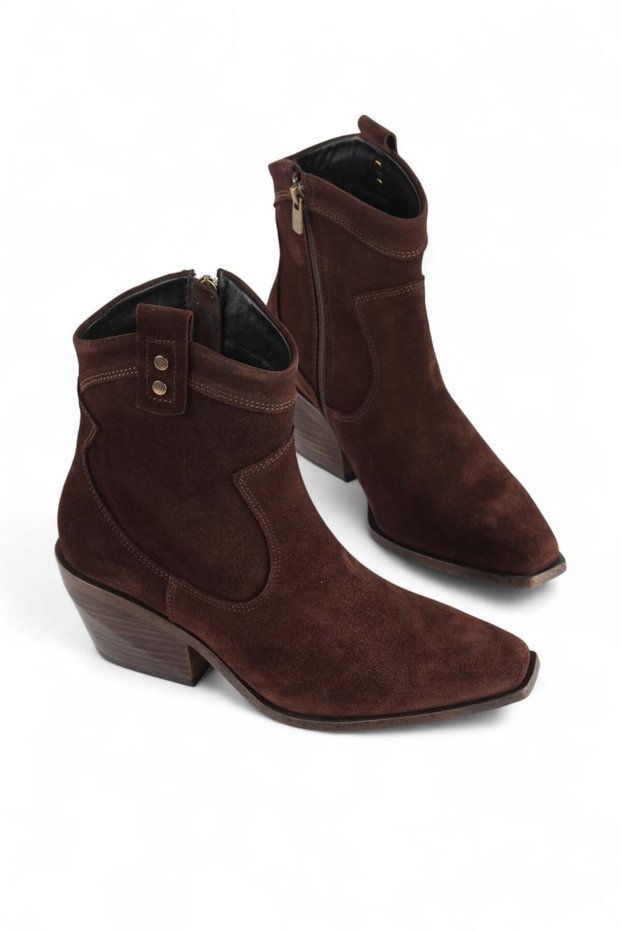 Jordy Genuine Leather Suede Western Women's Boots
