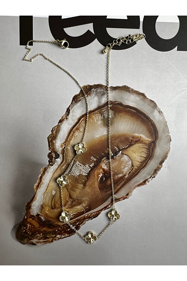 yonca çelik kolye - 1