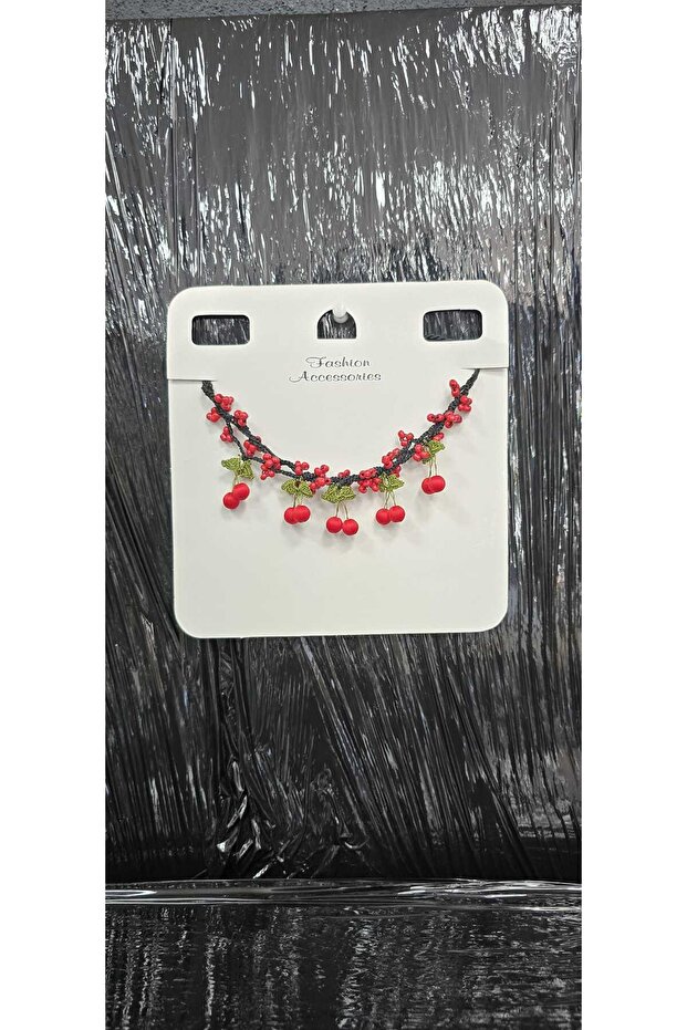 İğne oyası kolye - 3