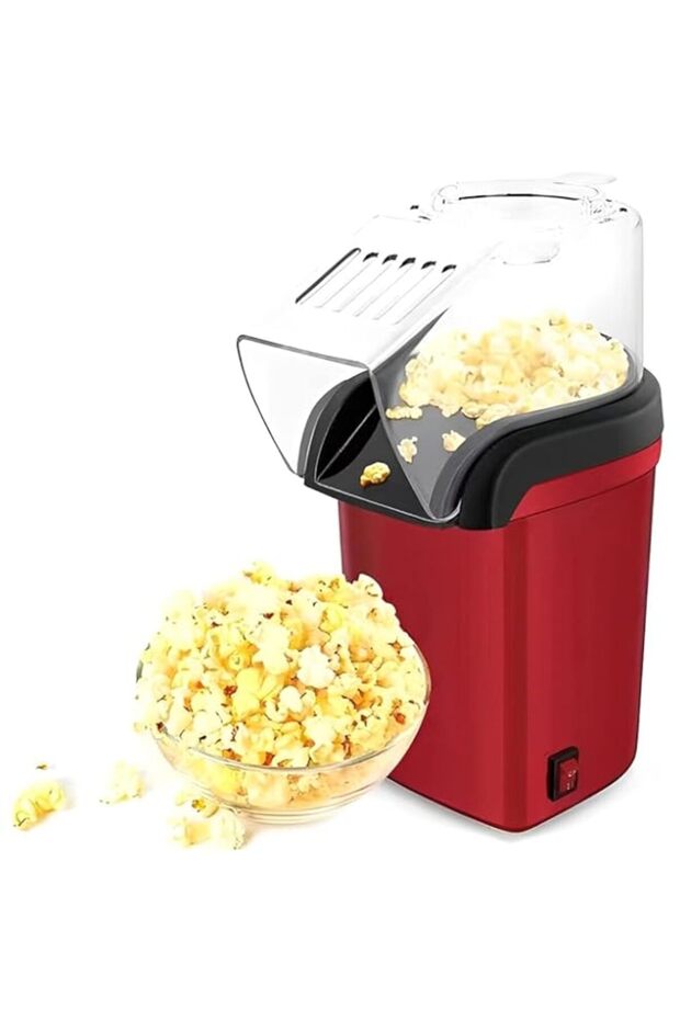 KASTWAVE Hot Air Popcorn Popper Machine, Mini Air Popper Popcorn Maker, Electric Popcorn Maker, 2 Mi