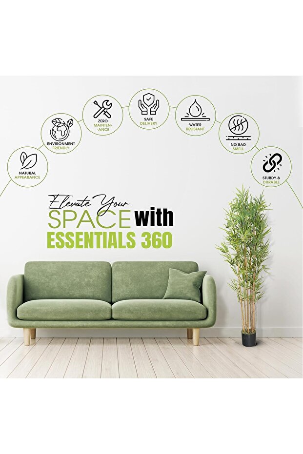Artificial Bamboo Tree 150cm - 6