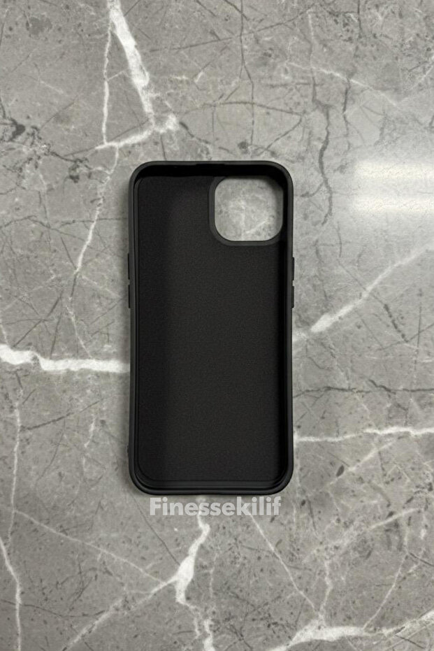 iPhone 15 Compatible Cherry Design Printed Black Launch Case - 2