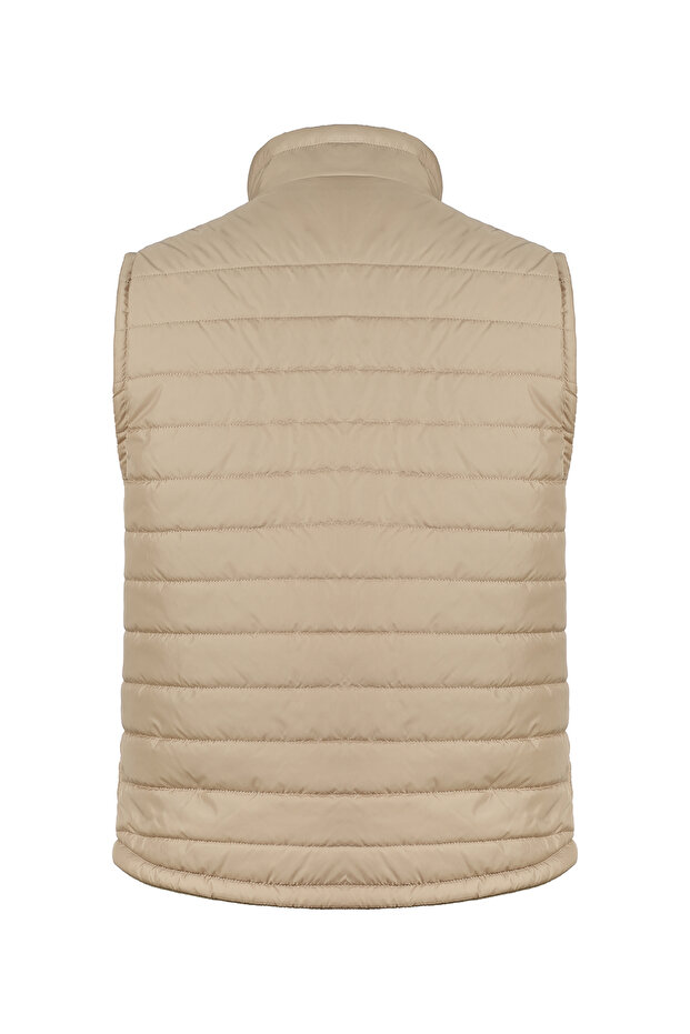 BEJ RAY DİKİŞLİ YELEK - 2