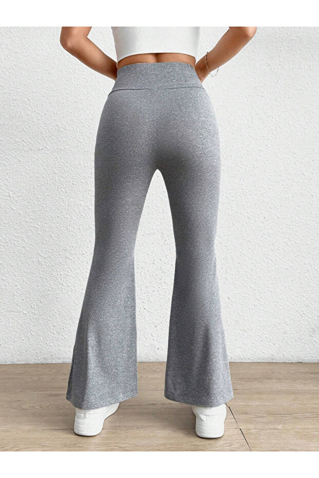 بنطلون واسع واسع بخصر واسع الأرجل - 3