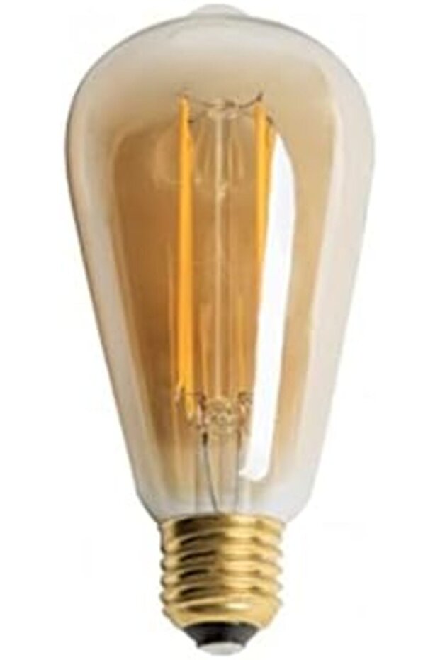 8W Rustik LED Ampul ST64 E27 978262 - 1