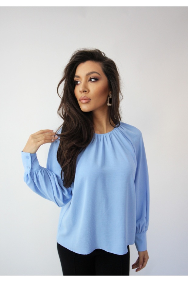 BLUZA ELEGANTA LIGHT BLUE - 3
