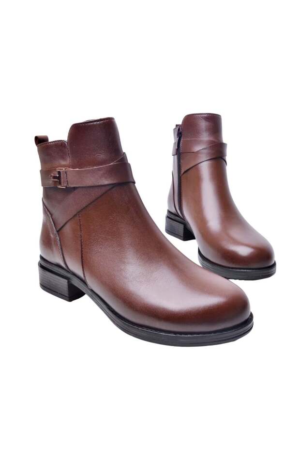 Femi Kadın Deri Bot 10113 - 3
