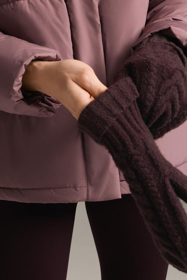 Aran örgü eldiven - 3