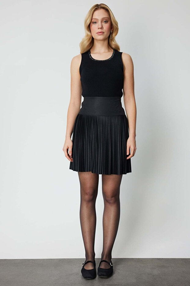 Piliseli Mini Etek - 1