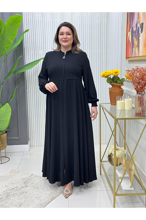 Krep Kumaş Ferace - 1