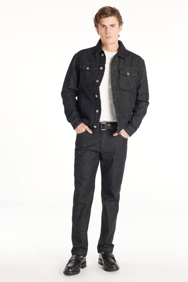 SİYAH JEAN CEKET - 2