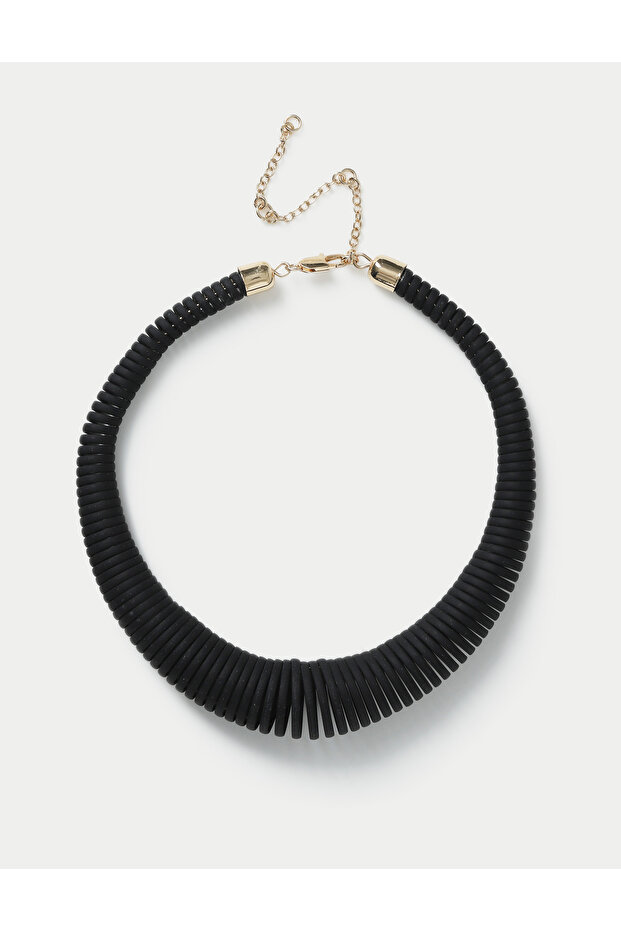 Siyah Detaylı Kolye - 1