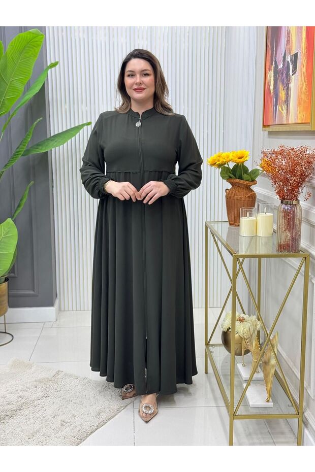 Krep Kumaş Ferace - 1