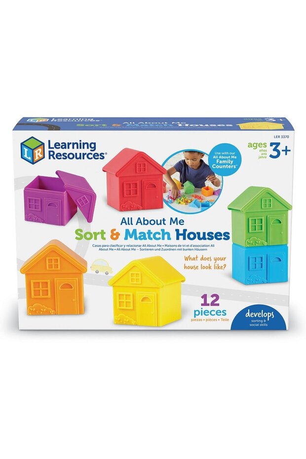 Sorting game - Colored houses - 5