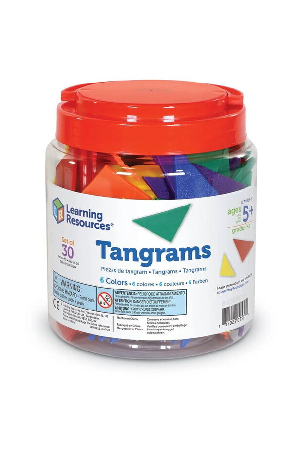 Tangram in 6 culori