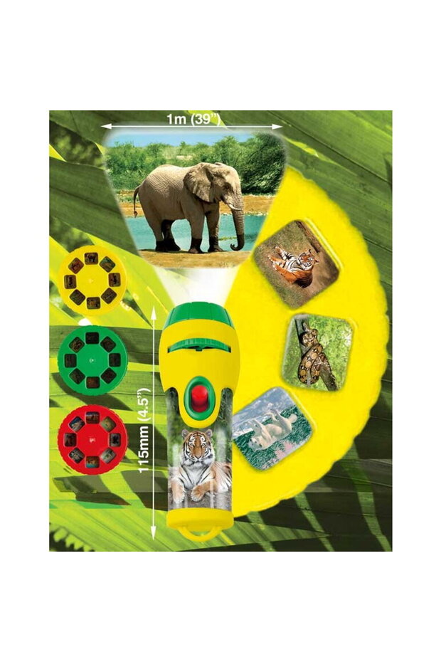Flashlight projector - Wild animals - 2