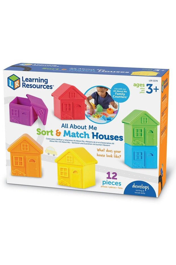 Sorting game - Colored houses - 6