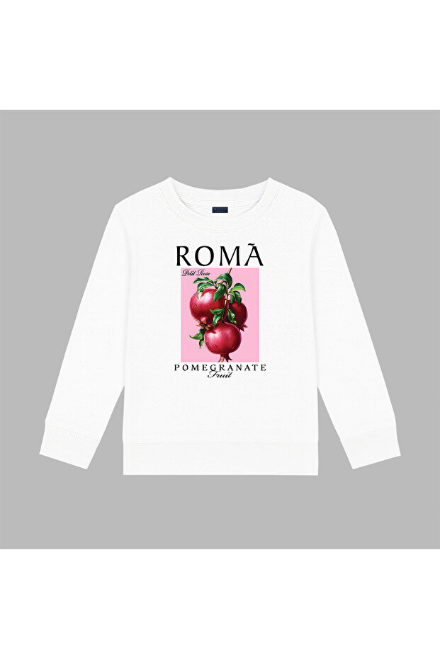 Roma Nar Printed Young Cut 3-Thread Crew Neck Sweatshirt (Size S/M- M/L)