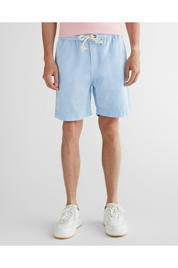 Erkek Mavi Regular Fit Şort - 3