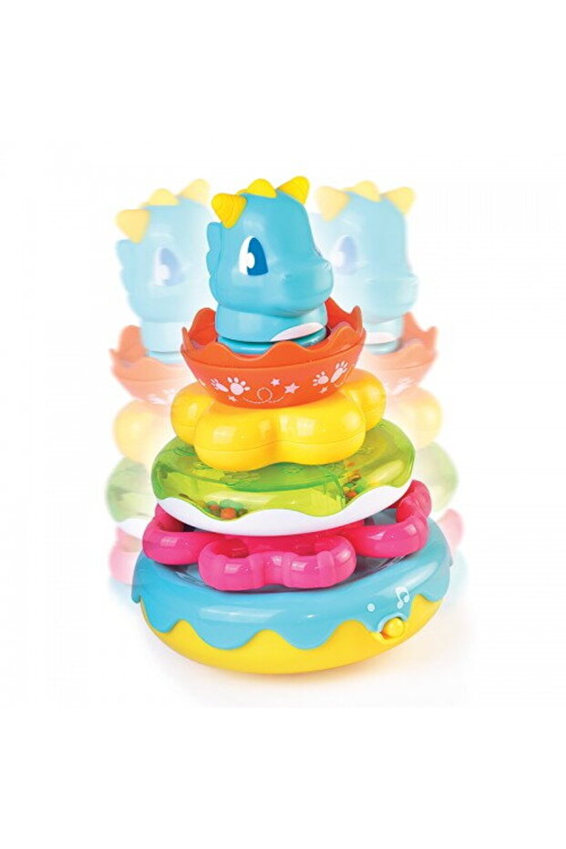 Interactive stacking toy - Dino - 3