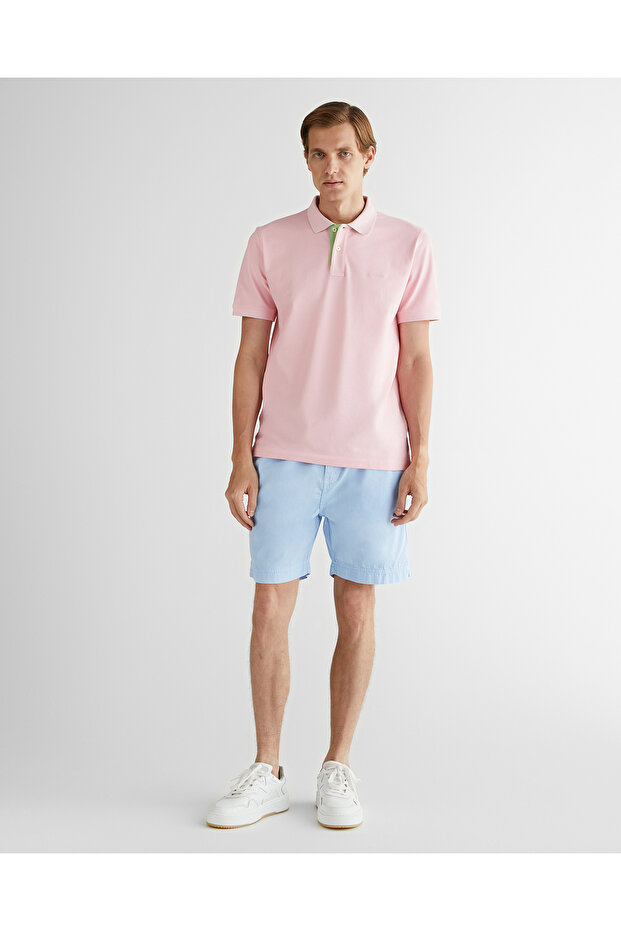 Erkek Mavi Regular Fit Şort - 1