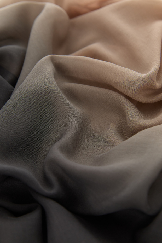 Color Gradient Shawl Brown - 3
