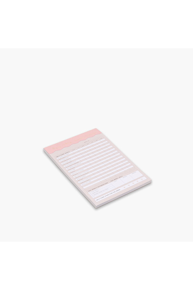 Self-Care 60-Sheet Weekly Tracker Notepad