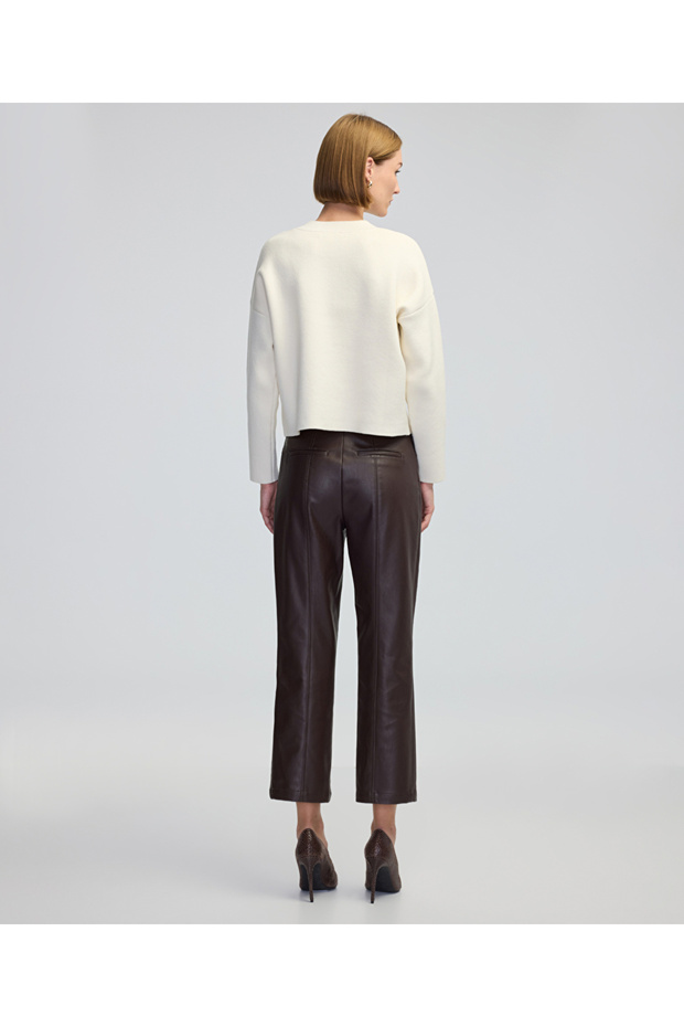 Düşük omuz basic triko - 4