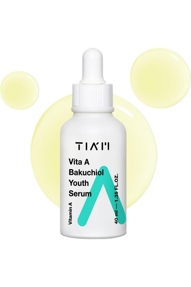 TIA'M Vita A Bakuchiol Youth Serum, Anti-Aging Facial Serum, 40 ml