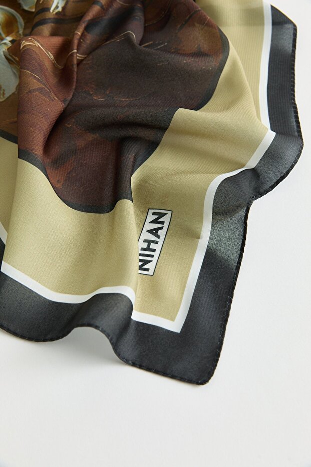 Floş Natural Fly Eşarp Camel - 2