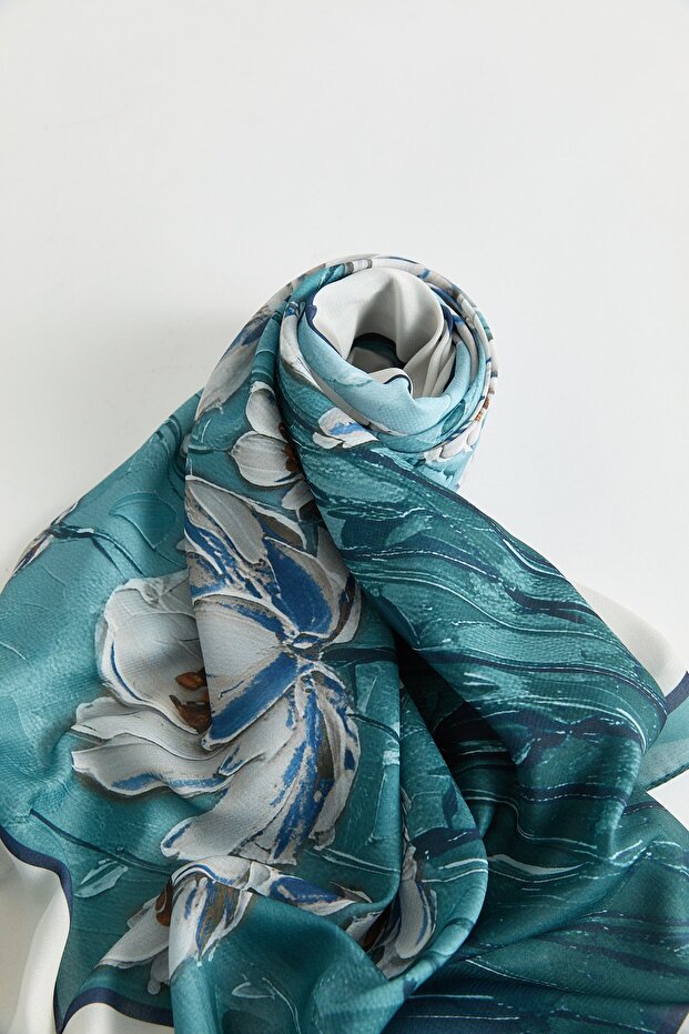 Floş Natural Fly Eşarp Mint - 3