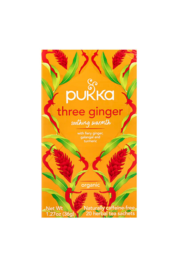Three Ginger Organic Herbal Tea