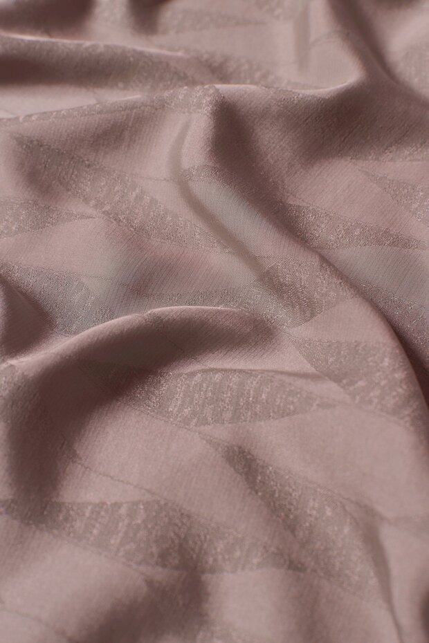 Geometric Pattern Modal Shawl Bitter Brown - 3
