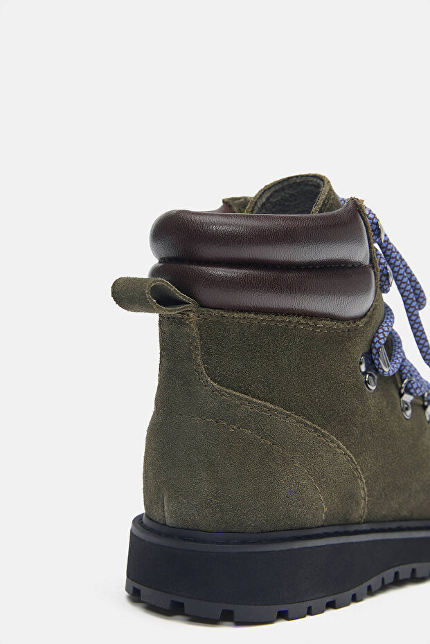 Bağcıklı deri dağcı botu - 5