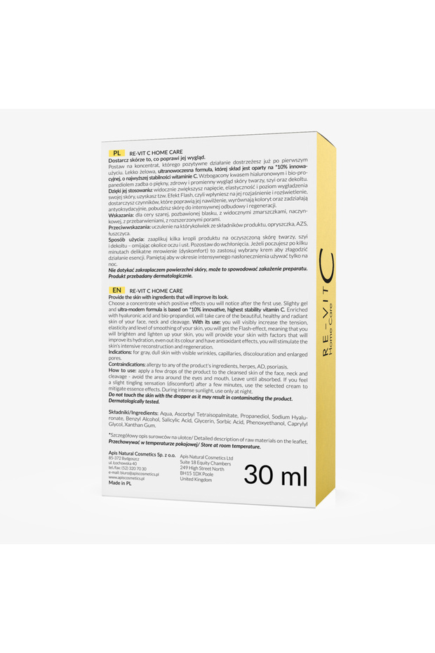 Revit-C 10% Vitamin C Essence for Brightness and Elasticity, 30 ml - 2