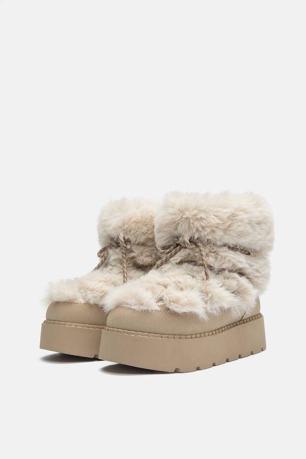 Düz suni kürk bot - 2