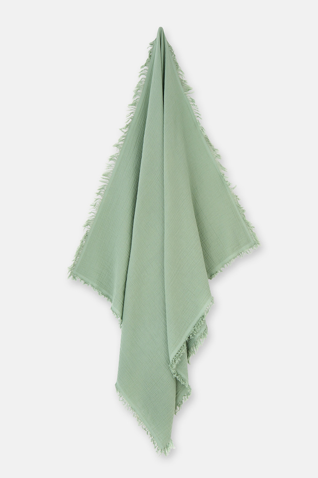 Mint Green 80X160 Fringed Peshtamal
