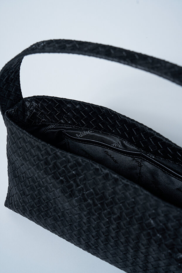 Moss Örgü Çanta Siyah - 6