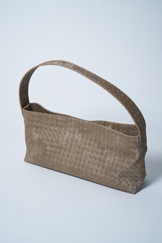 Moss Örgü Çanta Bej - 5