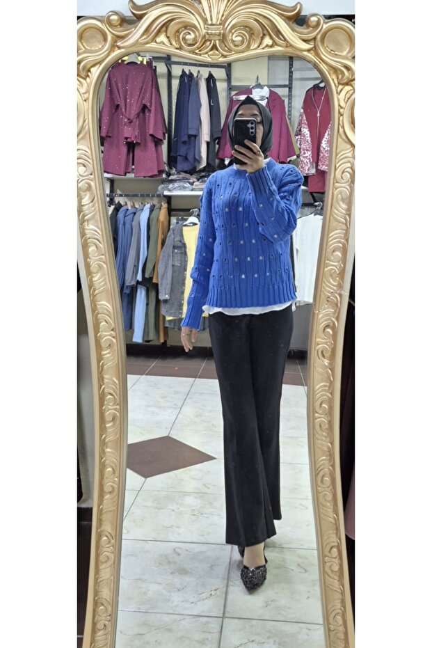 Delikli Triko kazak - 1