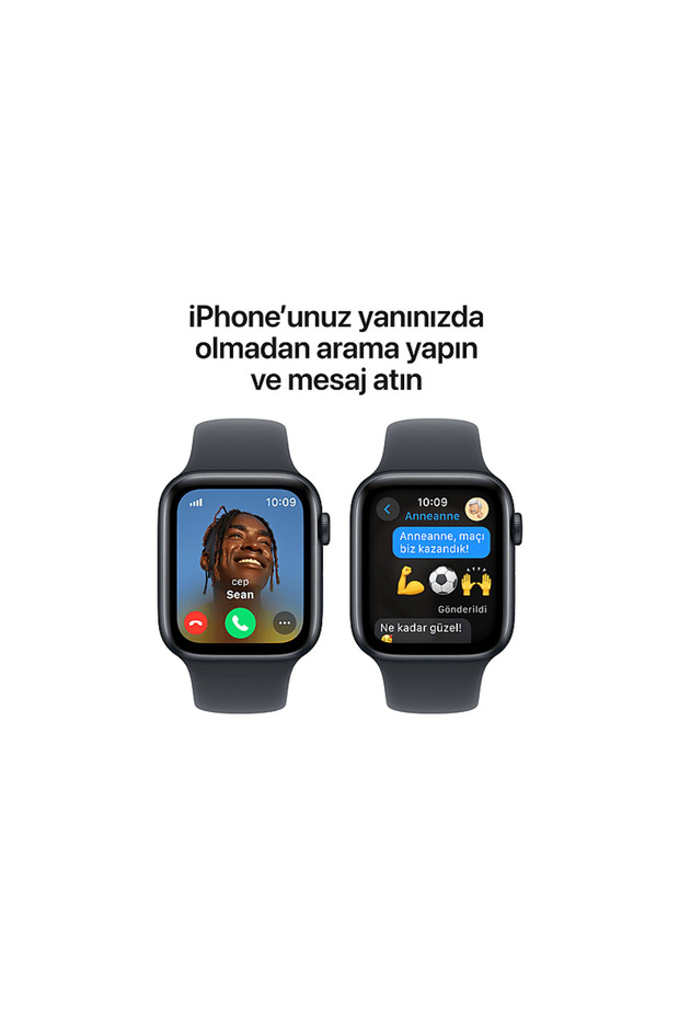 Watch SE GPS + Cellular 2024 44mm Midnight Aluminium Case with Midnight Sport Band - S/M - 3