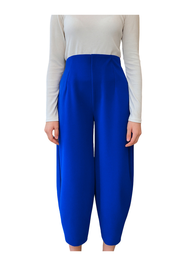 Women's Carrot Cut Shalwar Model Fabric Trousers