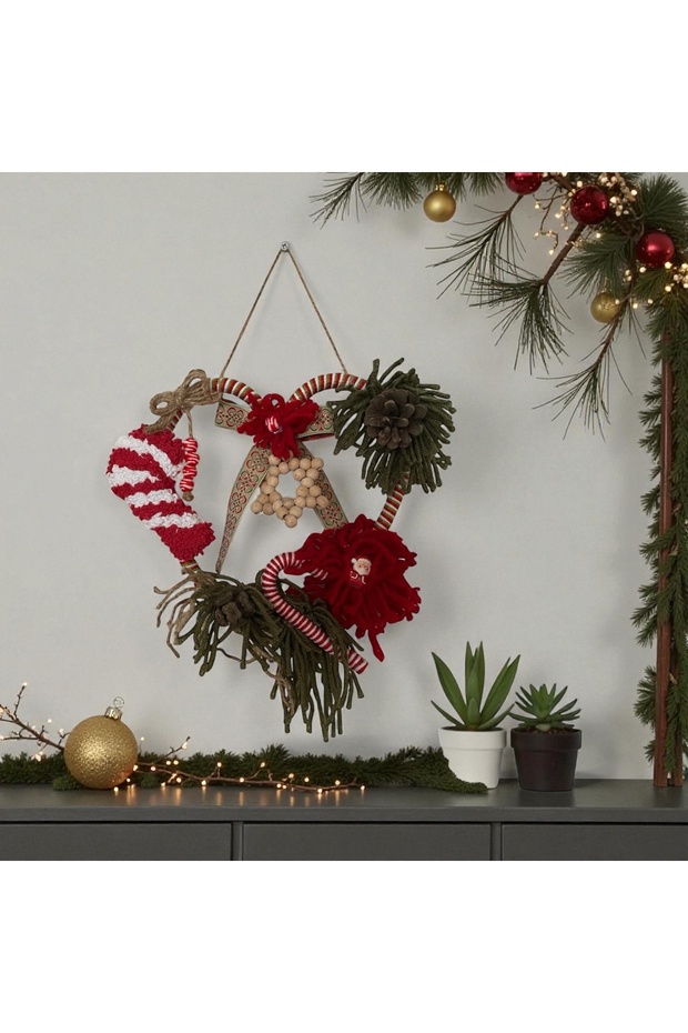 Yılbaşı Temalı Kapı Süsü - 2