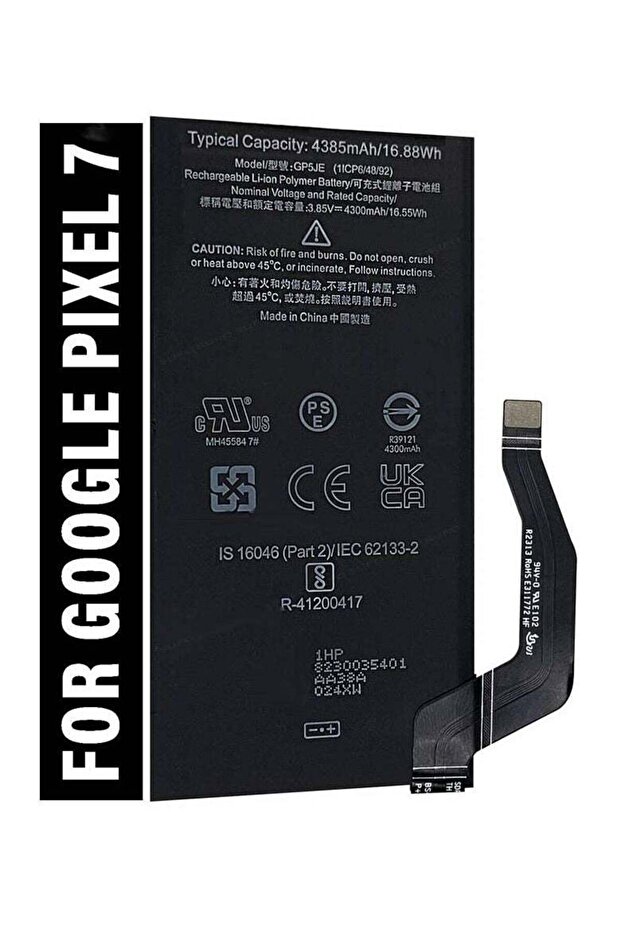 Original High Quality Replacement battery For Google Pixel 7 Black