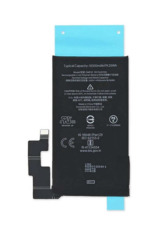 Original High Quality Replacement Battery For Google Pixel 7 Pro Black 3.4