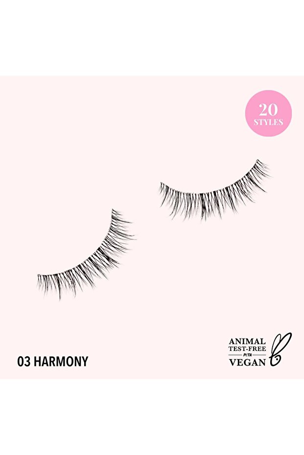 Natural Effect Bionic Vegan Faux Lashes (003, Harmony)