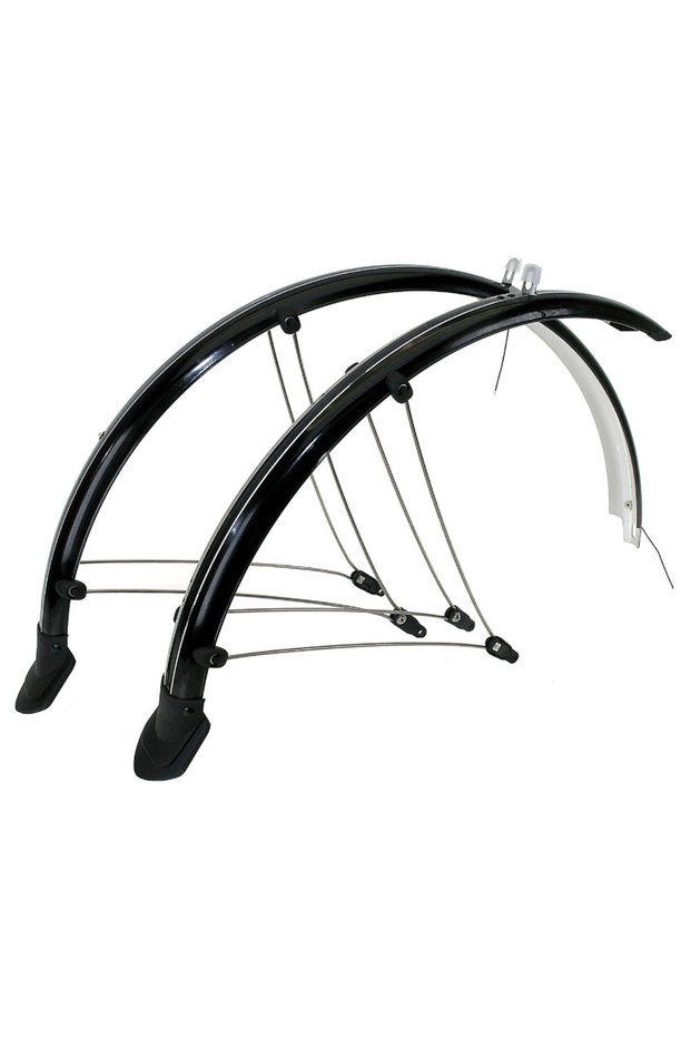 29" 60 Mm Flexible Mudguard Set Black