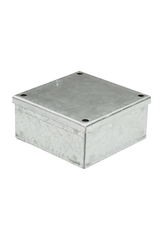 GI Adaptable Plain Galvanised Junction Enclosure Box (100x100x50mm)