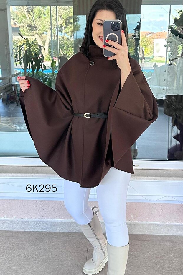 عباءة كاشي بحزام 6k295